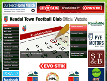 Tablet Screenshot of kendaltown.com